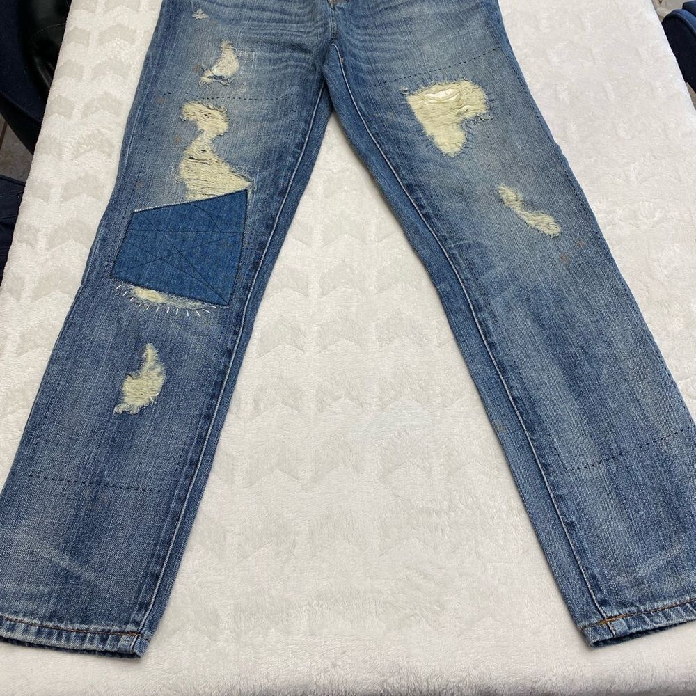 HENRY & BELLE PATCHWORK BOYFRIEND JEANS - Picture 4 of 15